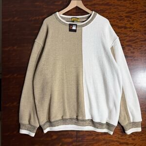 90s Renegade Club Two Tone Mens Sweater XXL